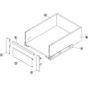 Laikikliai vidinio fasado MX BOX A H175mm, balta