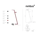 Reading luminaire Roxxane Leggera 101, battery powered with gesture control, dark bronze, 2700K