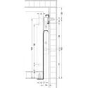 Stalčių šonai METALBOX L600mm, H150mm, balta RAL9010