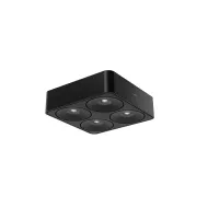 Šviestuvas Q Four Connect ON 40° 15W 24V MW mat.juoda