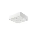 Downlight Q Four Connect ON 80° with screw fixing, 15W 24V matt black, multi-white