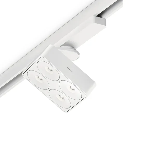 Šviestuvas Q Four Connect TT 40° bėginei apšietimo sistemai 17, 5W 230V MW matinis balta