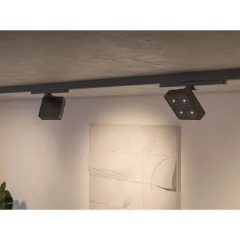 Ceiling light, Q Four Connect TT 40° for Eutrac track system 17, 5W 230V MW matt white, multi-white
