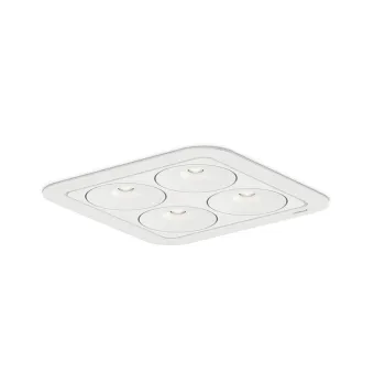 Šviestuvas Q Four Connect IN 80° įleidžiamas 15W 24V MW matinis balta