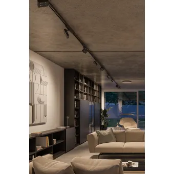 Šviestuvas Q Four Connect TT 40° bėginei apšvietimo sistemai 17, 5W 230V MW matinis juoda