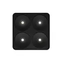 Recess mounted light, Q Four Connect IN 40°, 15W 24V, matt black, multi-white