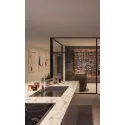 Recess mounted light, Q Four Connect IN 40°, 15W 24V, matt black, multi-white