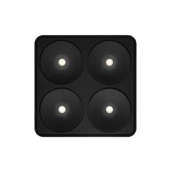 Šviestuvas Q Four Connect TT 80° bėginei apšvietimo sistemai 17, 5W 230V MW matinis juoda