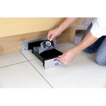 Kitchen vacuum for plinths, Slimline, Sweepovac