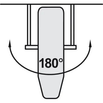 Ironing board, installation in drawer