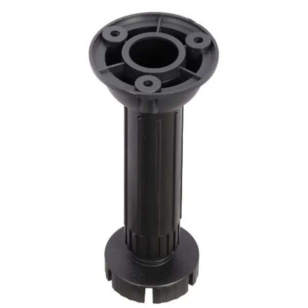 Kojelė reguliuojama H100mm, plastikinė juoda