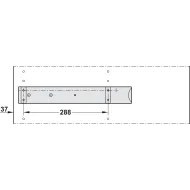 Tarpinė rėmui 21mm DressCode antracitas