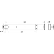 Tarpinė rėmui 42mm DressCode antracitas