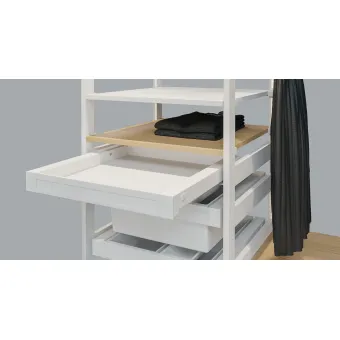 Drop-in shelf, Häfele Dresscode, steel