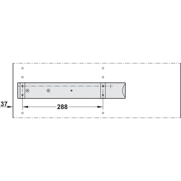 Tarpinė rėmui 21mm, DressCode balta