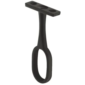 Rail centre support, For OVA wardrobe rail 30x15mm
