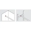 Rail end support, Häfele Dresscode, OVA