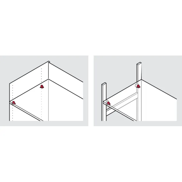 Shelf support, Häfele Dresscode