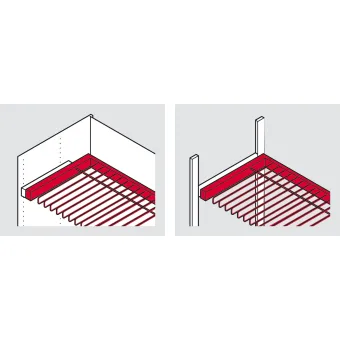 Pull-out trouser rack, Häfele Dresscode