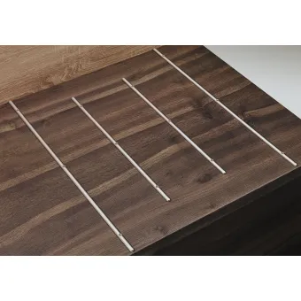 Juostelės stalviršio apsaugai (6 vnt.) L300mm, juoda matinė