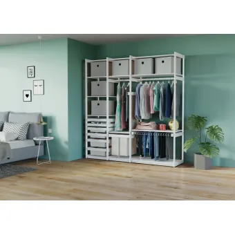 Skersinis batams ištraukiamam rėmui DressCode L800mm, antracitas