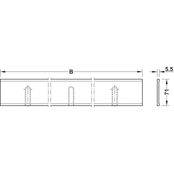 Designer panel, For Häfele Dresscode pull out element