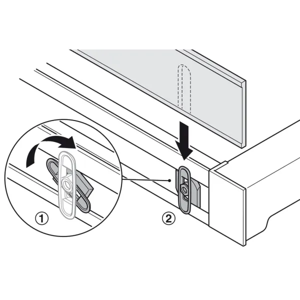 Designer panel, For Häfele Dresscode pull out element