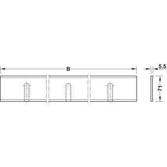 Fasadas metalinis ištraukiamam rėmui DressCode P900mm, antracitas