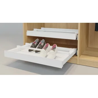 Skersinis batams ištraukiamam rėmui DressCode L900mm, balta