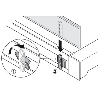 Designer panel, For Häfele Dresscode pull out element