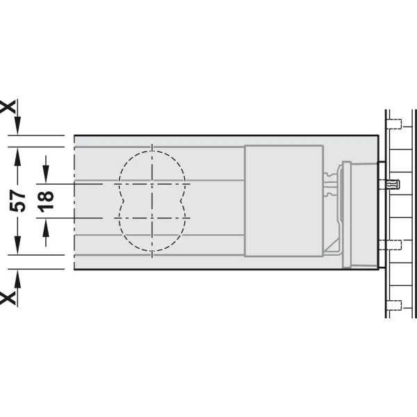 Panel holder, Häfele Dresscode