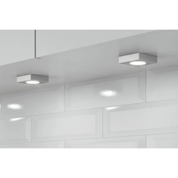 Light module, Häfele Loox LED 2025 12V modular drill hole Ø58mm aluminium