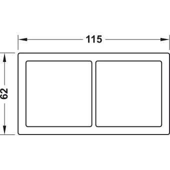 Cover frame, Module, plastic