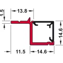 Basic plinth profile, Häfele Loox5, profile 5111