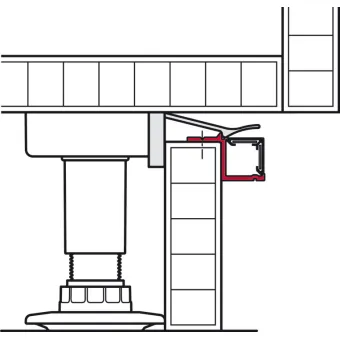 Basic plinth profile, Häfele Loox5, profile 5111