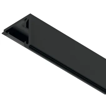 Šviesos filtras LED profiliui cokoliui L3000mm, juoda