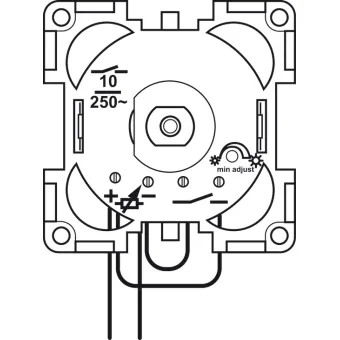 Switch, With 2-core cable