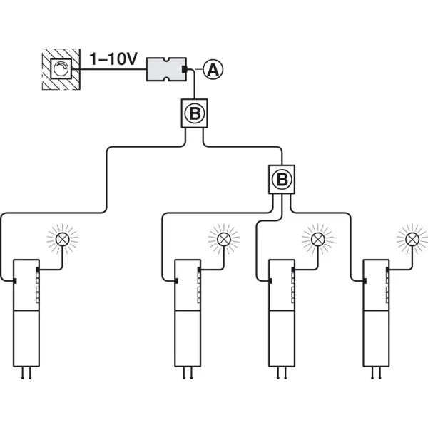 Switch, With 2-core cable