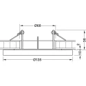 Šviestuvas LED MODUL R36 6,5W 24V 40K įfrez.