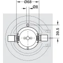 Šviestuvas LED MODUL R36 TT 7,1W 24V 27K įfrez.