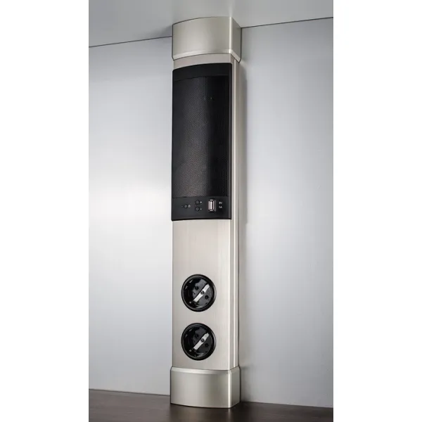Combination socket element, 230V, with USB charging station and Bluetooth® speaker