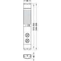 Combination socket element, 230V, with USB charging station and Bluetooth® speaker