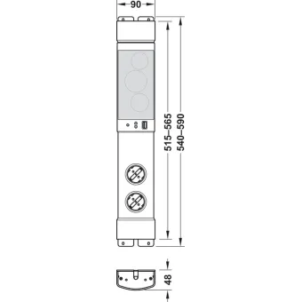 Rozečių blokas su integruota Bluetooth® garso kolonėle