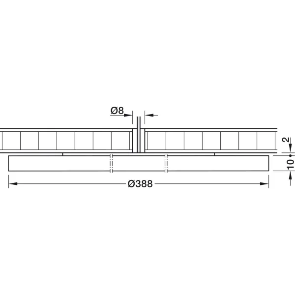 Šviestuvas LED MODUL R144 24,4W 24V 30K išor.