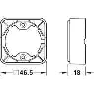Krovimo stotelė USB Loox5 12V 16W balta HAFELE