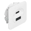 Krovimo stotelė USB Loox5 24V 16W balta
