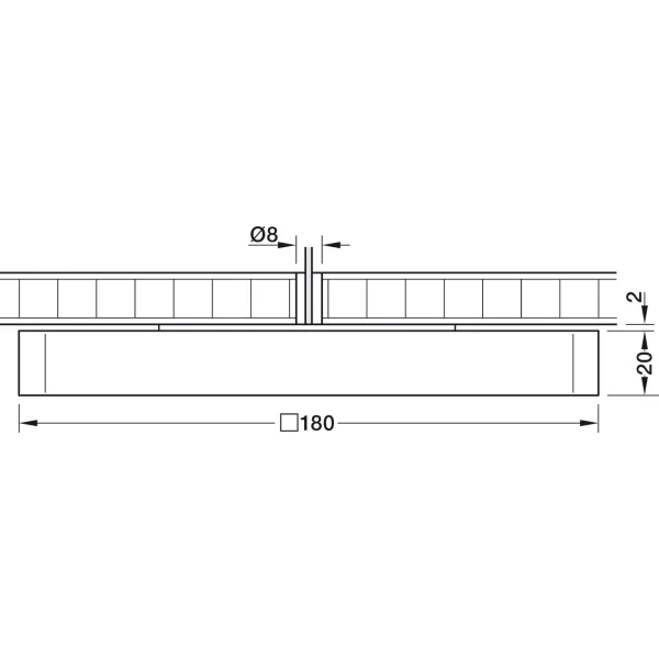 Šviestuvas LED CUBIC49 AQUA 9,8W 24V 30K išor.