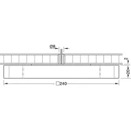 Šviestuvas LED CUBIC64 10,5W 24V 40K išor.