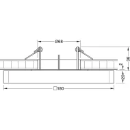 Šviestuvas LED CUBIC49 10,3W 24V 27K įfrez.