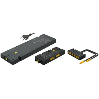 Driver set with Connect Mesh 6-way distributor and multi-white adapter, Häfele Loox5 12V constant